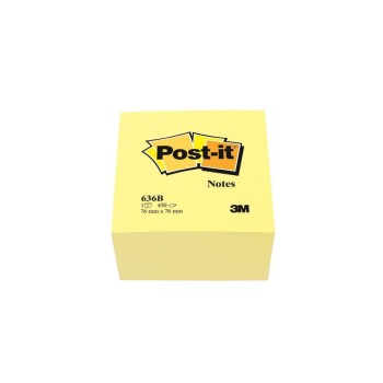 3M Post-it Haftnotizen Würdel, yellow, der Klassiker, 76x76mm
