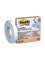 Post-it Ruban d’étiquettes Post-it 8,4 mm x 17,7 m, blanc
