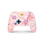 Power A Enhanced Wireless Controller Princess Peach Plaid