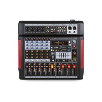 Power Dynamics PDM-T604, 6-Channel Mixer, Multi-FX, EQ/MP3