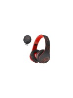 PowerLocus P2 Casque circum-auriculaire en plastique, noir et rouge