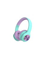 PowerLocus PLED Casque sans fil circum-auriculaire bleu-violet