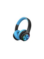 PowerLocus PLED Casque pour enfants, noir et bleu