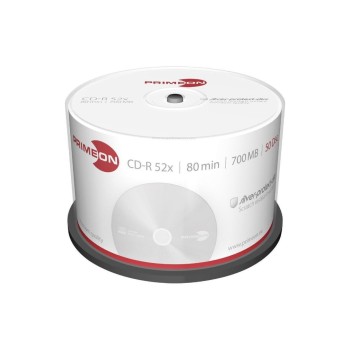 Primeon CD-R 700MB 50er Spindel, bis 52-fach, nicht imprimable Primeon CD-R 700MB 50er Spindel, bis 52-fach, nicht imprimable