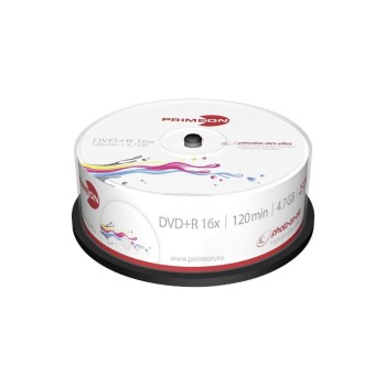 Primeon DVD+R 4.7GB 25er Spindel, bis 16-fach, imprimable Primeon DVD+R 4.7GB 25er Spindel, bis 16-fach, imprimable