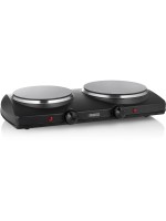 Princess Kochplatte 01.303021.01.001, 2000 W, 2 Thermostate, CE-Norm