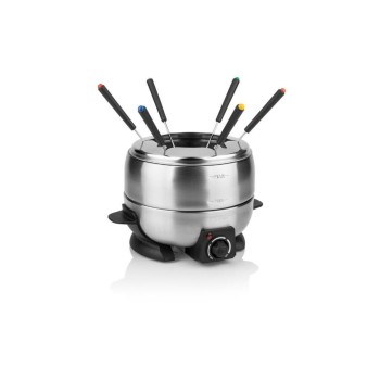 Princess Service à fondue tout-en-un 800 Watt 7 Pièce/s, Noir/Argenté Princess Service à fondue tout-en-un 800 Watt 7 Pièce/s, Noir/Argenté