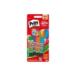 Pritt Lot de bâtons de colle Fun Colors 10 g, 4 pièces