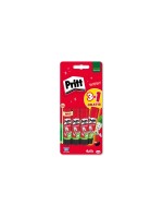 Pritt Klebestift 4x11g, klebt Papier, Karton, Stoff, Filz, Fotos