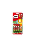 Pritt Bâton de colle 3x11g + 1x10g, Orange, Rouge