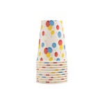 PRO nappe Gobelets jetables Anniversaire 2 dl, 10 Pièce/s, Multicolore