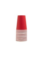 PRO nappe Gobelets jetables 2 dl, 15 Pièce/s, Rouge