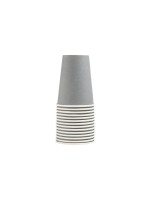 PRO nappe Gobelets jetables 2 dl, 15 Pièce/s, Gris