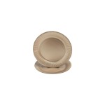 PRO nappe Einweg-Teller Gold metal, 10 Stk., D: 23 cm, Karton, plastikfrei