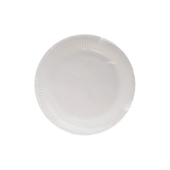 PRO nappe, Einwegteller 23cm, 20Stück,white, D: 23 cm, Karton, plastikfrei