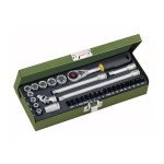 Feinmechaniker-Steckschlüsselsatz, und Schraubersatz 1/4, 32-tlg.