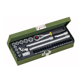 Proxxon Industrial Jeu de clés à douille 1/4 32 pièces Proxxon Industrial Jeu de clés à douille 1/4 32 pièces
