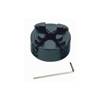 Proxxon Drehfutter 4-Backen, Zum Spannen asymmetrisch geformter Hölzer