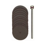 Proxxon Trennscheibe  22.0 mm m. Träger, 10 Trennscheiben with Träger