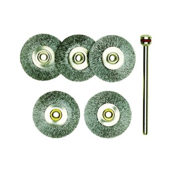Proxxon Stahldrahtbürste 22.0 mm, 5 Bürsten Proxxon Stahldrahtbürste 22.0 mm, 5 Bürsten