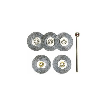 Proxxon Radbürste Edelstahl, 5 Stück