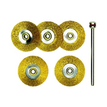 Proxxon Messingdrahtbürste  22.0 mm, 2 Bürsten