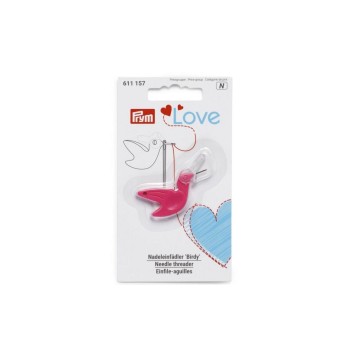 Prym Enfileur Love Birdy Rose, 2.5 cm x 4.5 cm