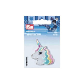 Prym Applikation, Einhorn Kopf, pastell Prym Applikation, Einhorn Kopf, pastell