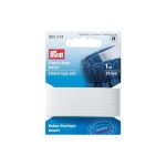 Prym Elastic-Band weich, white, 25 mm, Karte 1 m