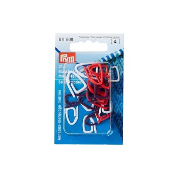 Prym Marqueur de maille couleurs assorties, 21 pièces Prym Marqueur de maille couleurs assorties, 21 pièces