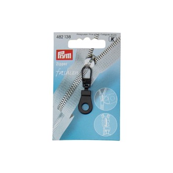 Prym Fermeture éclair Fashion Zipper, avec oeillet, noir