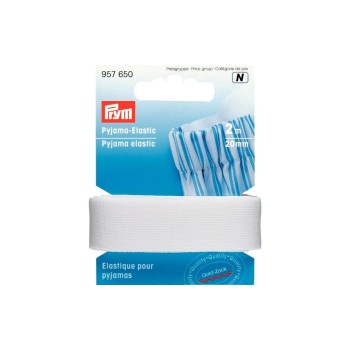 Prym Bande élastique pour Pijamas, 2 m de blanc Prym Bande élastique pour Pijamas, 2 m de blanc