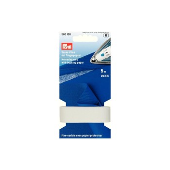 Prym Toison Ourlet du papier de fond 20 mm, Blanc