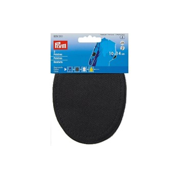 Prym Applikation Patches black , 10x14cm, 2 Stück Prym Applikation Patches black , 10x14cm, 2 Stück