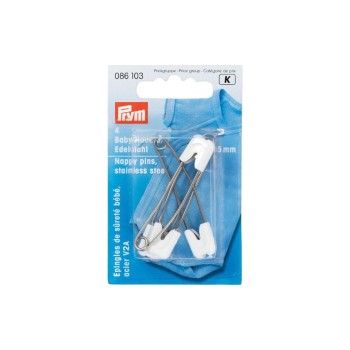 Prym Epingle de sûreté Blanc, 55 mm