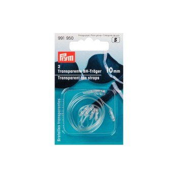 Prym Accessoires pour soutien-gorge Transparent, 10 mm