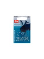 Prym BH-Zubehör, transparent, 10 mm, Karte 10 Stk., Kunststoff