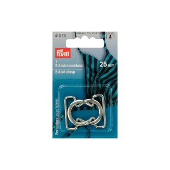 Prym Attache-ceinture/bikini Argent, 25 mm Prym Attache-ceinture/bikini Argent, 25 mm
