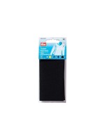 Prym Flickstoff, Köper, black , 12 x 45 cm, aufbügelbar, 100 % CO