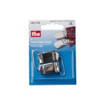 Prym Clips pour bretelles 25 mm, argent