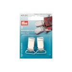 Prym Clips pour bretelles 18 mm, argent