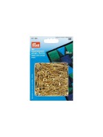 Prym Sicherheitsnadeln Messing gebogen, Nr. 2, 38 mm, 150 Stk., gold