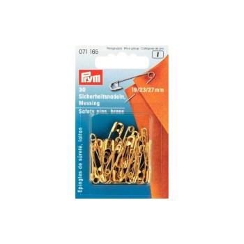 Prym Epingle de sûreté Or, 19/23/27 mm