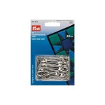 Prym Sicherheitsnadeln Stahl, silber, Nr. 3, 50 mm, Karte 50 Stk.