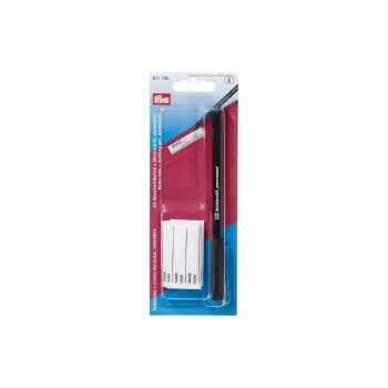 Prym Étiquettes Étiquettes de linge + stylo de marquage Set