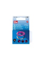 Prym Œillets avec disques 15 pièces, rose-argent