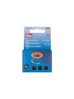 Prym Œillets avec disques 20 pièces, orange-argent