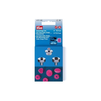 Prym Kit di cucito 3 pièces, couleur argent, fuchsia