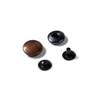Prym Bouton 10 pièces, vieux cuivre Prym Bouton 10 pièces, vieux cuivre