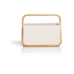 Prym Fold & Store Basket Canvas & Bamboo Nature